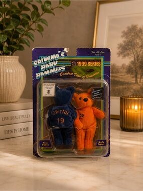 Salvino’s Bammers Collectors Club Kids Baseball Plush Duo - Blue & Orange